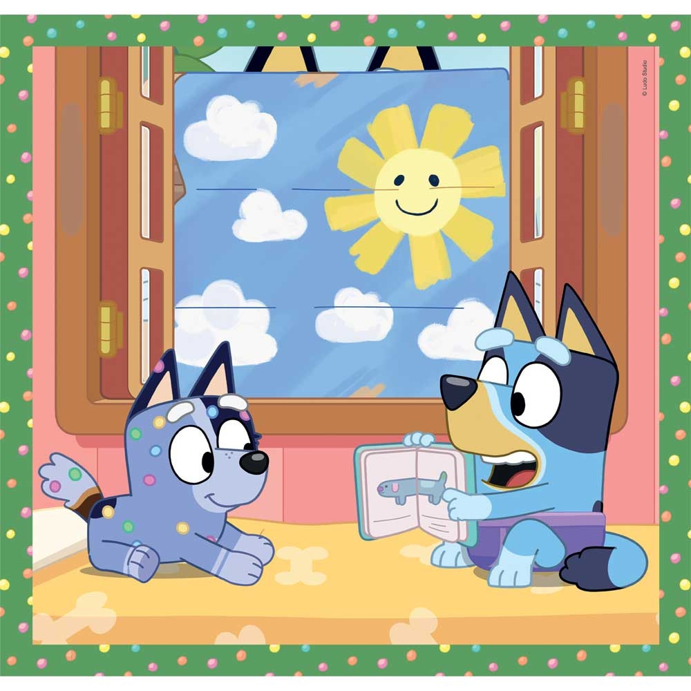Puzzle 3 x 48 piese Clementoni Bluey 25308 - poza 4