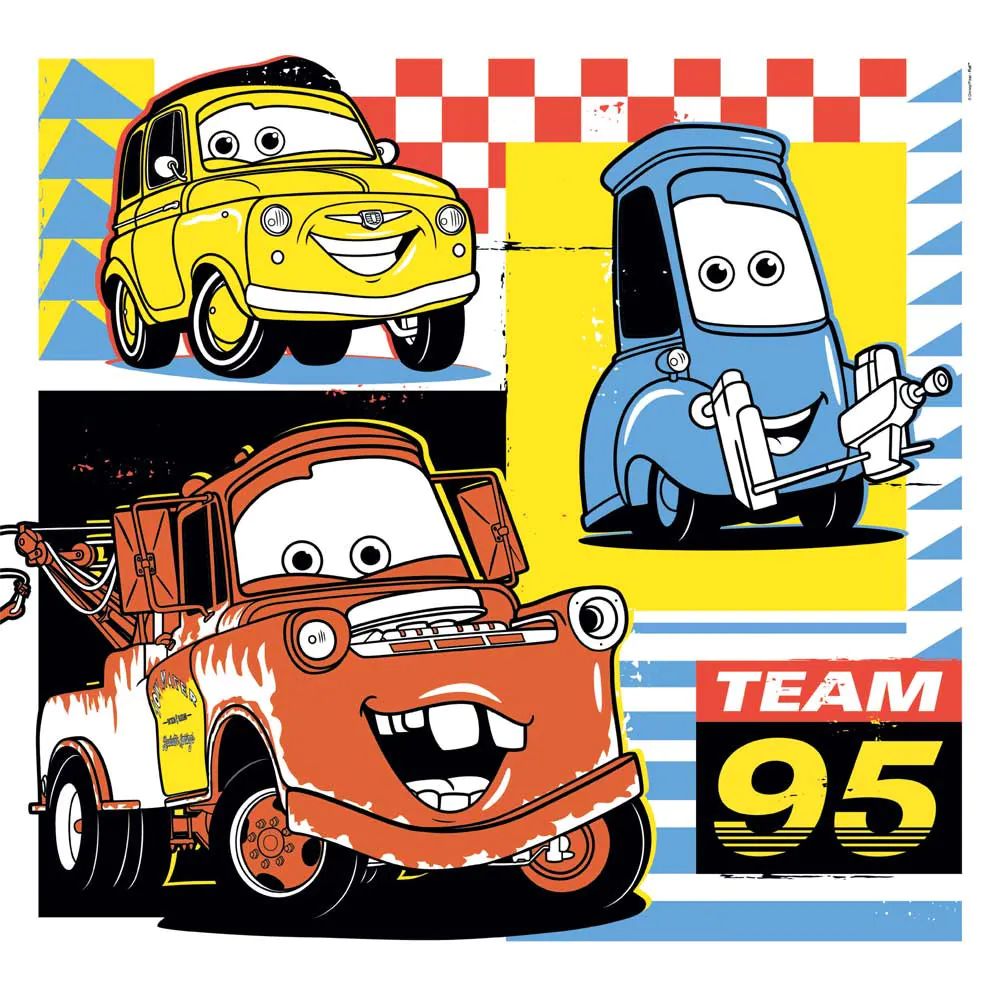 Puzzle 3 x 48 piese Clementoni Cars 25309 - poza 3