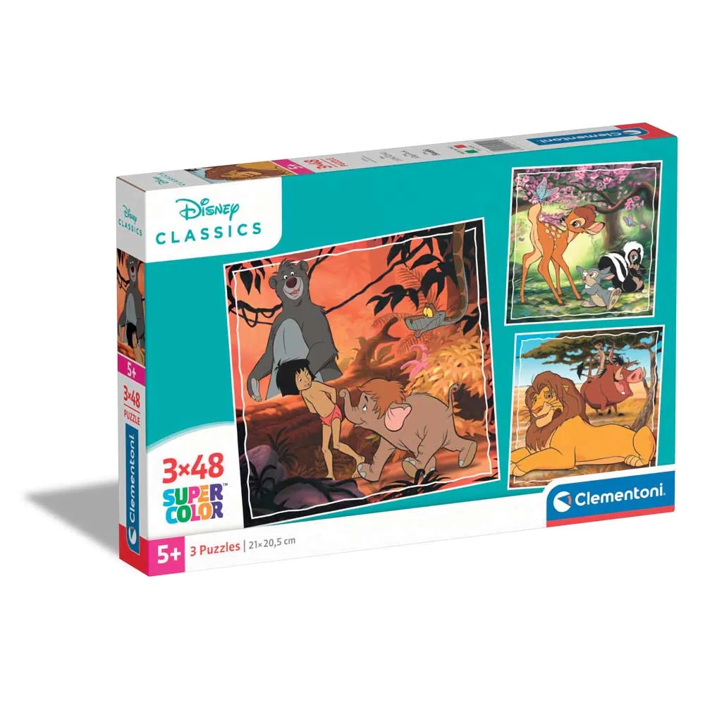 Puzzle 3 x 48 piese Clementoni Disney Classic 25299 - poza 1