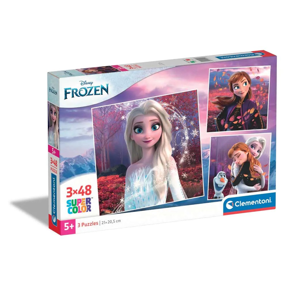 Puzzle 3 x 48 piese Clementoni Frozen 25297 - poza 1