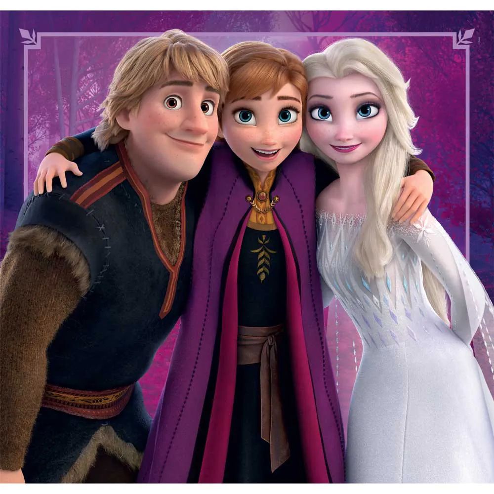 Puzzle 3 x 48 piese Clementoni Frozen 25306 - poza 2