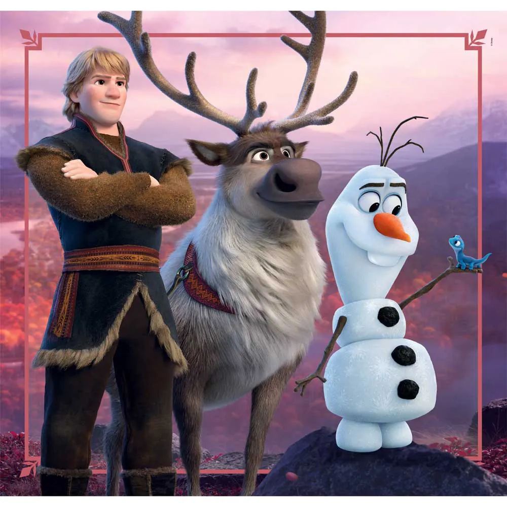 Puzzle 3 x 48 piese Clementoni Frozen 25306 - poza 4