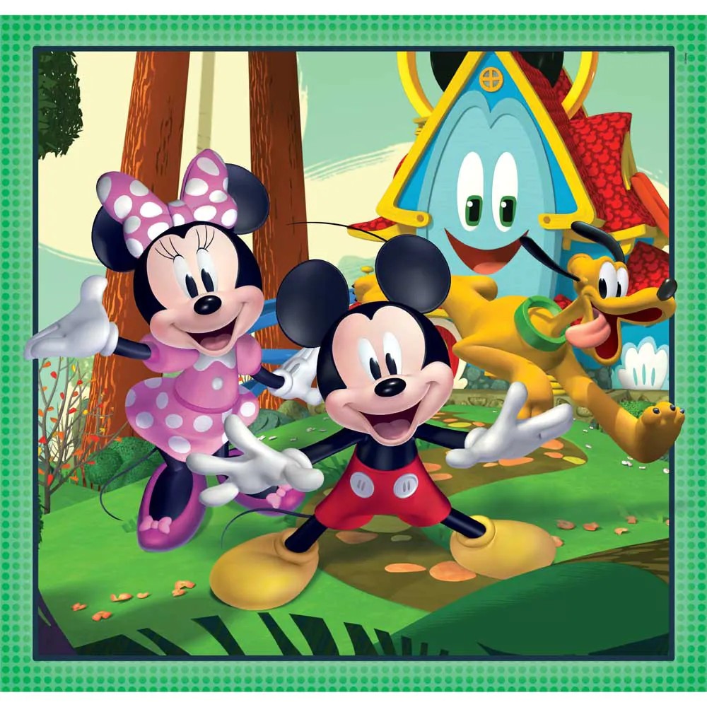 Puzzle 3 x 48 piese Clementoni Mickey and Friends 25298 - poza 2