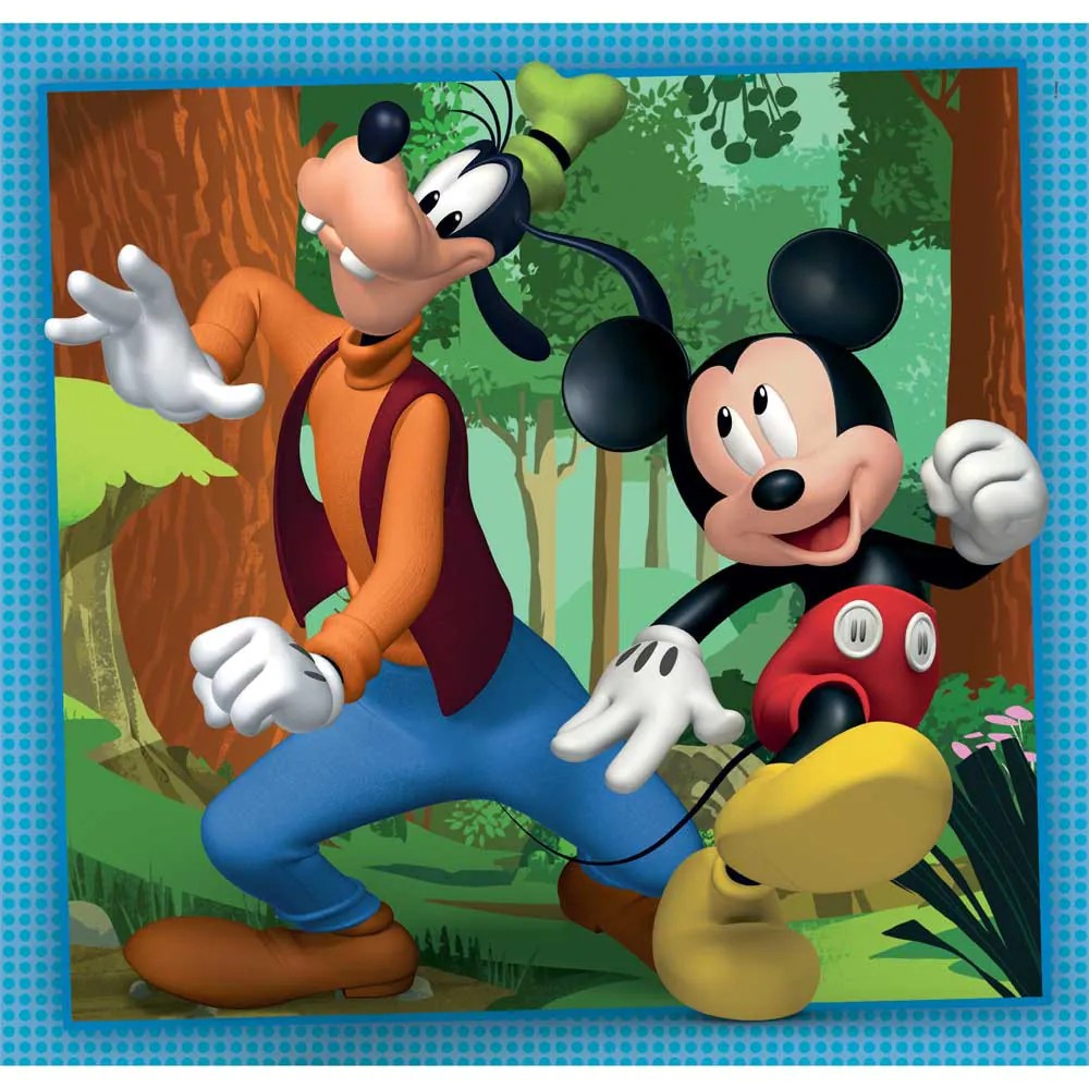 Puzzle 3 x 48 piese Clementoni Mickey and Friends 25298 - poza 4
