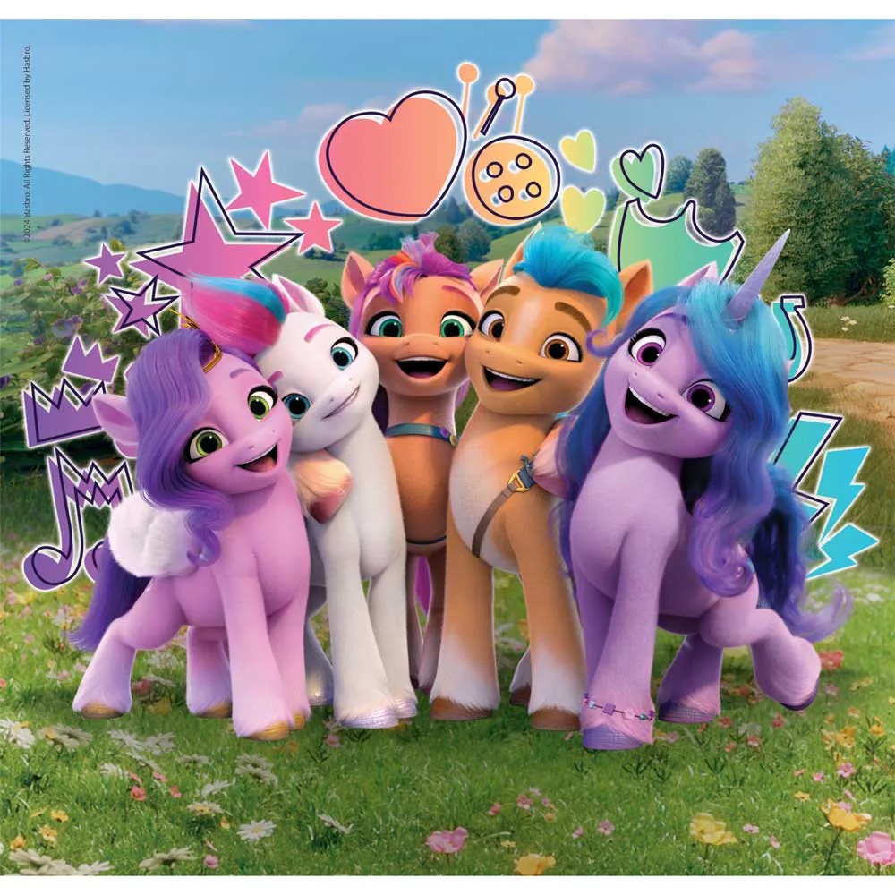 Puzzle 3 x 48 piese Clementoni My Little Pony 25322 - poza 2