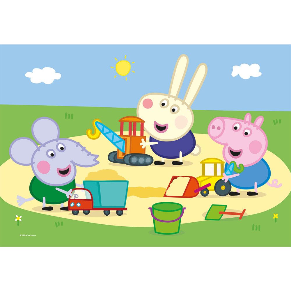 Puzzle 3 x 48 piese Clementoni Peppa Pig 25263 - poza 2