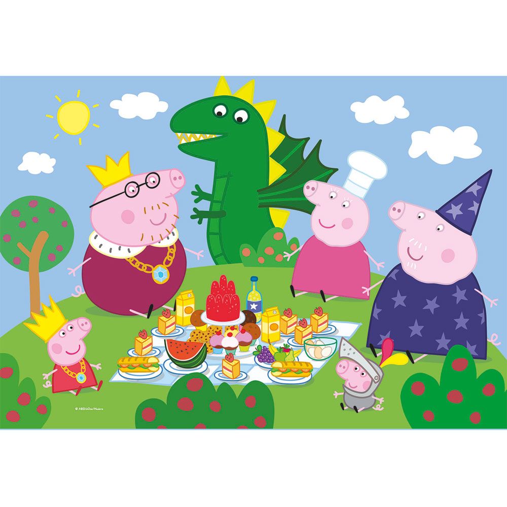 Puzzle 3 x 48 piese Clementoni Peppa Pig 25263 - poza 3