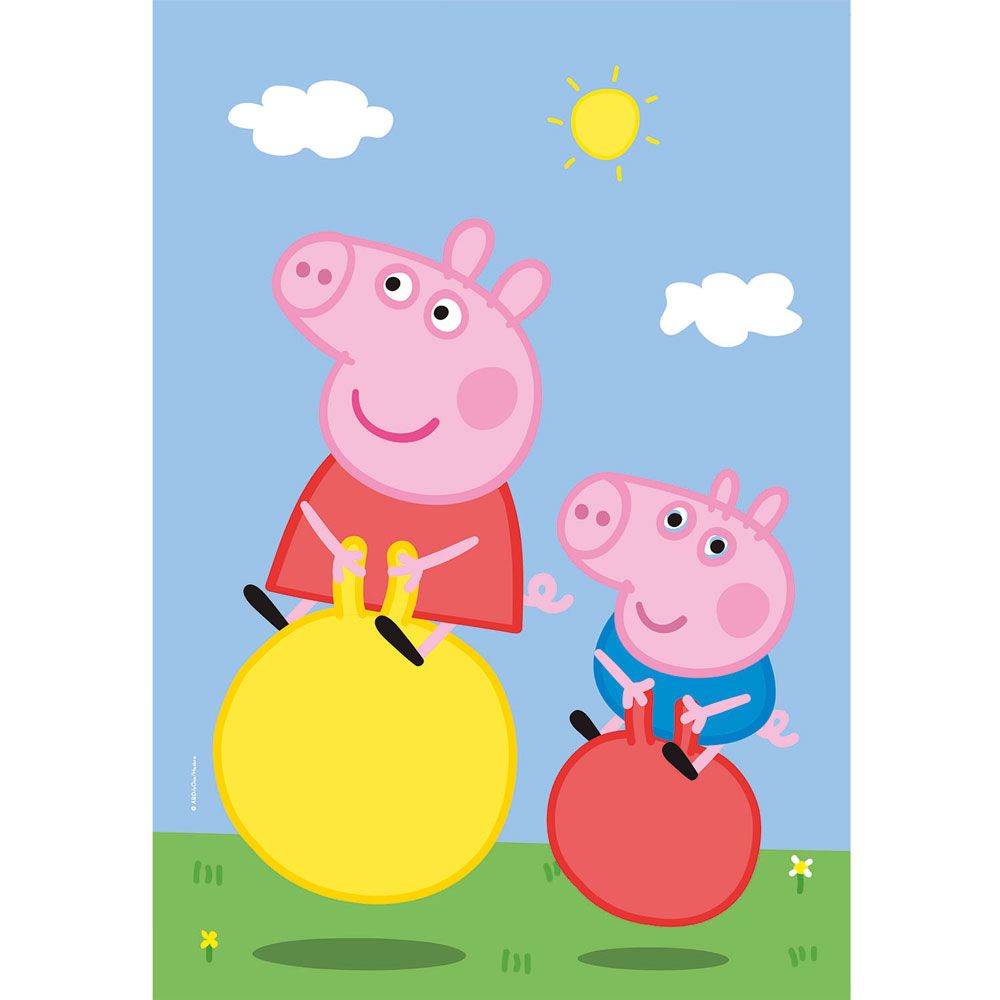 Puzzle 3 x 48 piese Clementoni Peppa Pig 25263 - poza 4