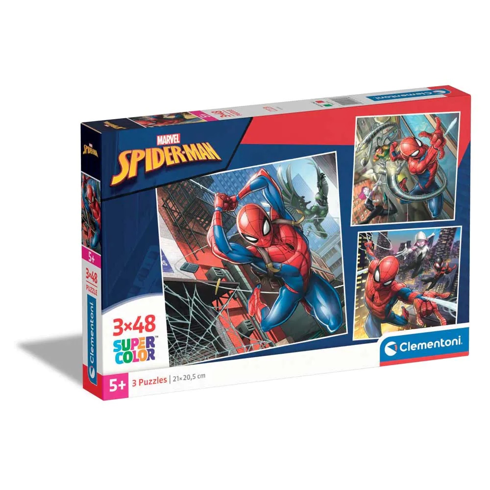 Puzzle 3 x 48 piese Clementoni Spiderman 25316 - poza 1