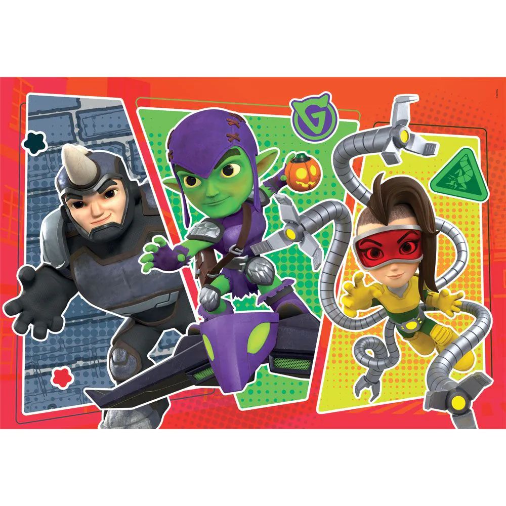 Puzzle 3 x 48 piese Clementoni Spidey and His Amazing Friends 25282 - poza 2