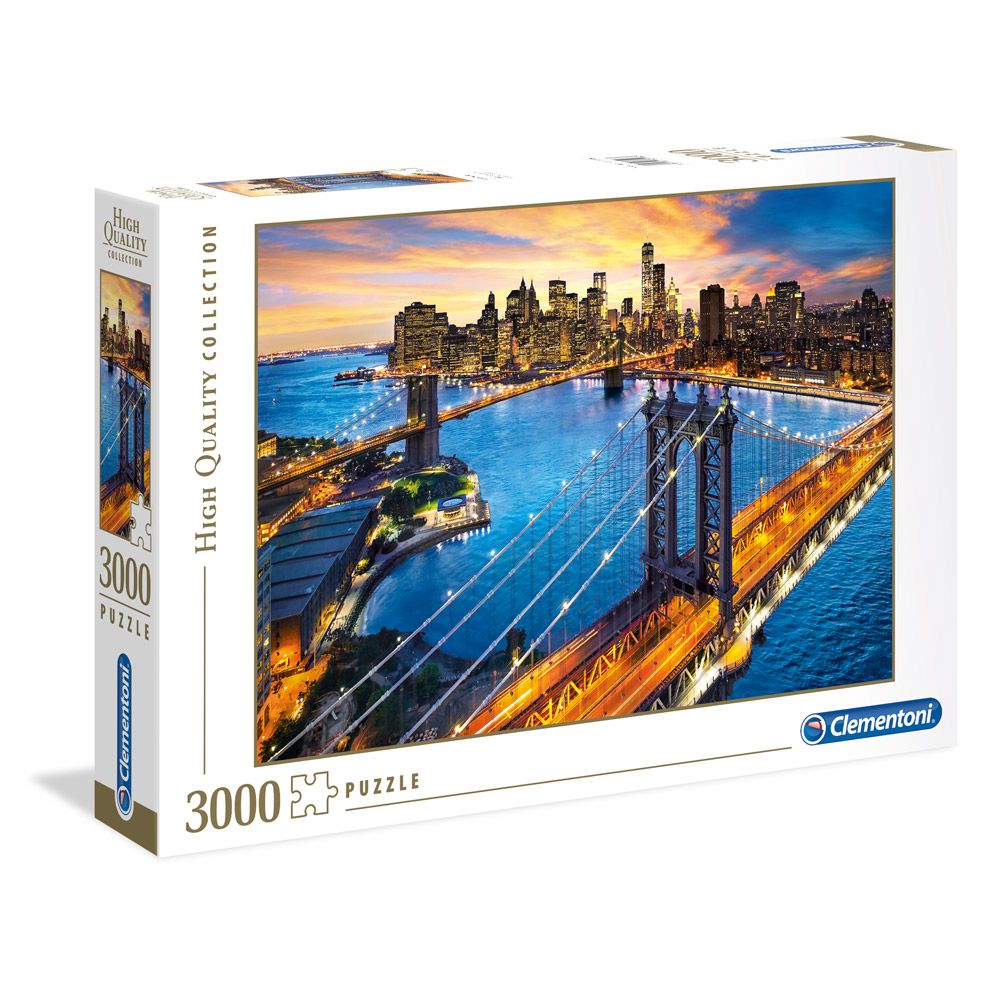 Puzzle 3000 piese Clementoni Evening In New York - poza 1