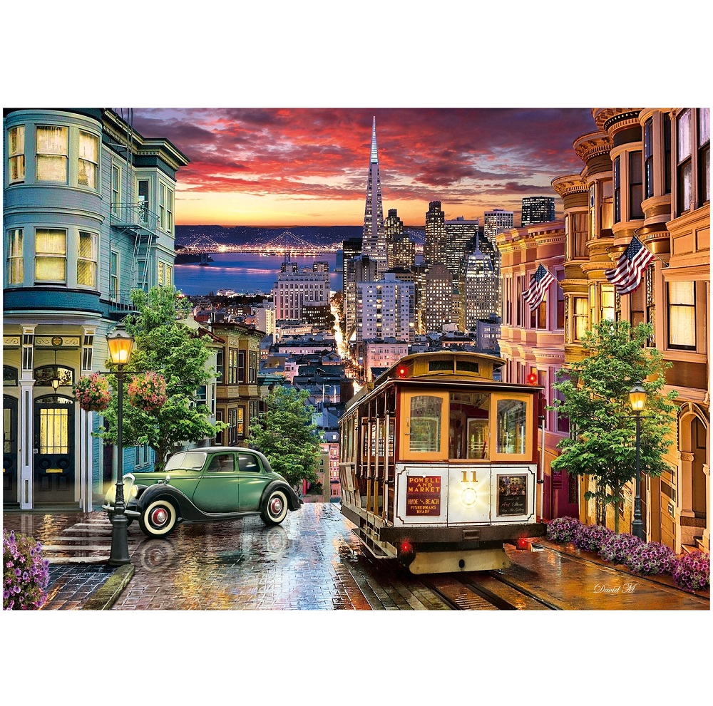Puzzle 3000 piese Clementoni High Quality Collection San Francisco - poza 2