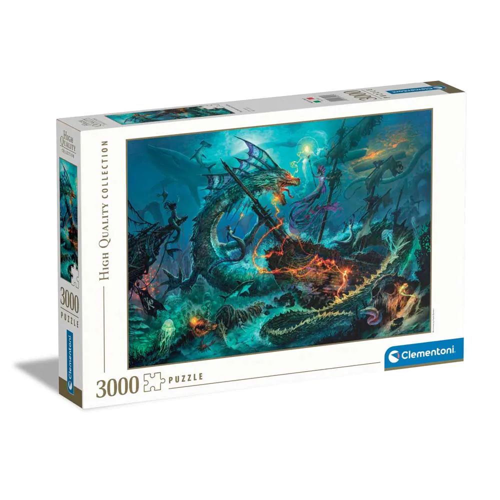 Puzzle 3000 piese Clementoni The Underwater Battle - poza 1