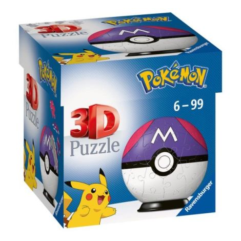 Puzzle 3D bila Pokemon m1 54 piese - poza 2