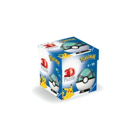 Puzzle 3D bila Pokemon m3 54 piese - poza 2