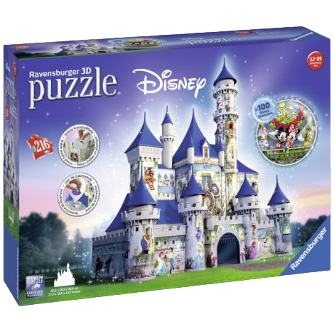 Puzzle 3D Castel Disney, 216 Piese - poza 1