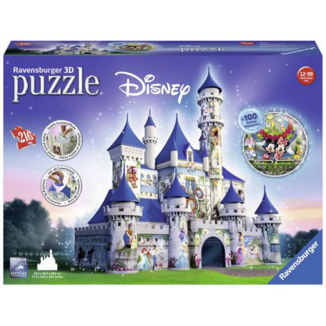 Puzzle 3D Castel Disney, 216 Piese - poza 2