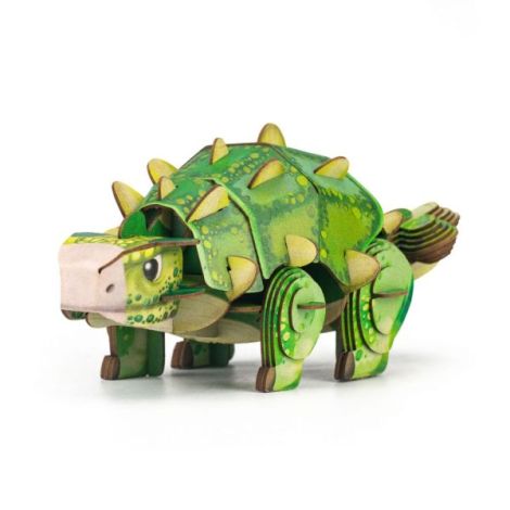 Puzzle 3D cu sunete - Ankylosaurus, Build n Sound - poza 5