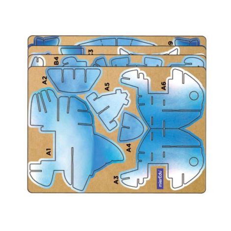 Puzzle 3D cu sunete - Delfin, Build n Sound - poza 3