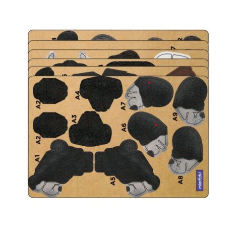 Puzzle 3D cu sunete - Gorila, Build n Sound - poza 3