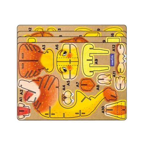 Puzzle 3D cu sunete - Leu, Build n Sound - poza 3