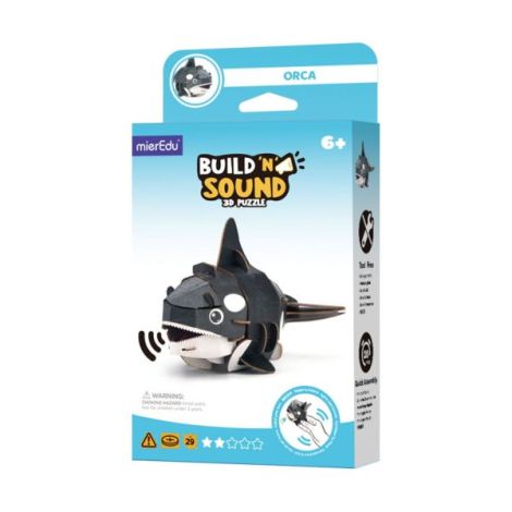 Puzzle 3D cu sunete - Orca, Build n Sound - poza 1