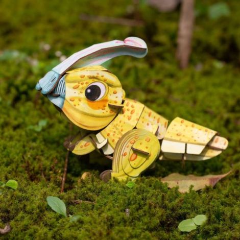 Puzzle 3D cu sunete - Parasaurolophus, Build n Sound - poza 5