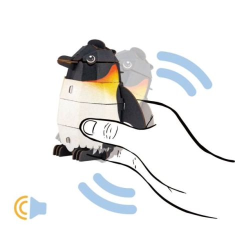 Puzzle 3D cu sunete - Pinguin, Build n Sound - poza 3