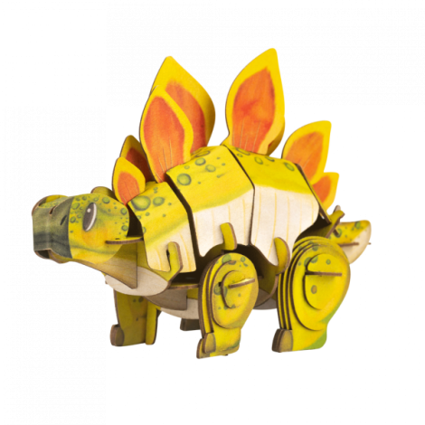 Puzzle 3D cu sunete - Stegosaurus, Build n Sound - poza 3