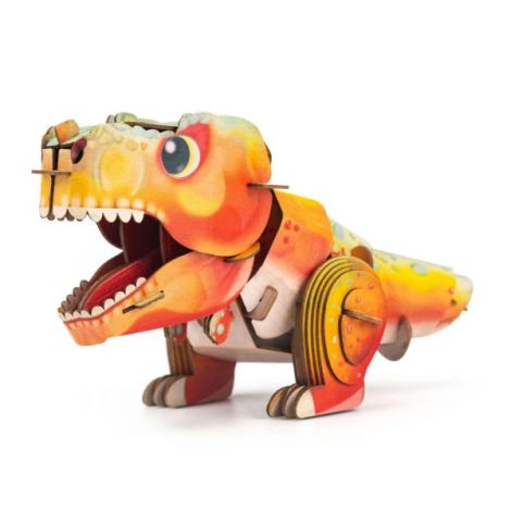 Puzzle 3D cu sunete - Tyrannosaurus Rex, Build n Sound - poza 5