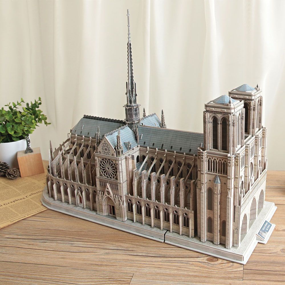 Puzzle 3d Cubic Fun 293 piese catedrala Notre Dame din Paris - poza 5