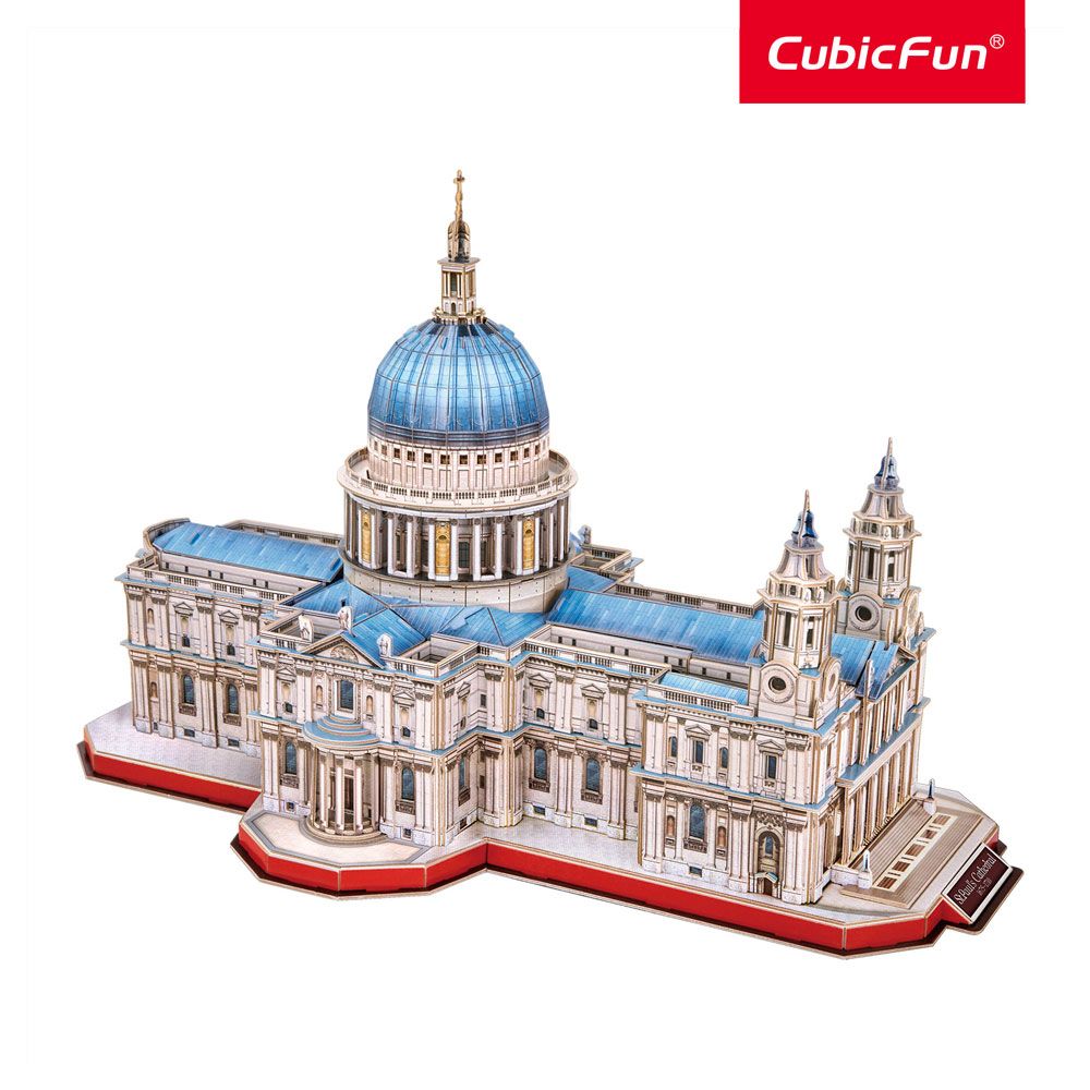 Puzzle 3d Cubic Fun Catedrala Sfantul Paul 643 piese - poza 3