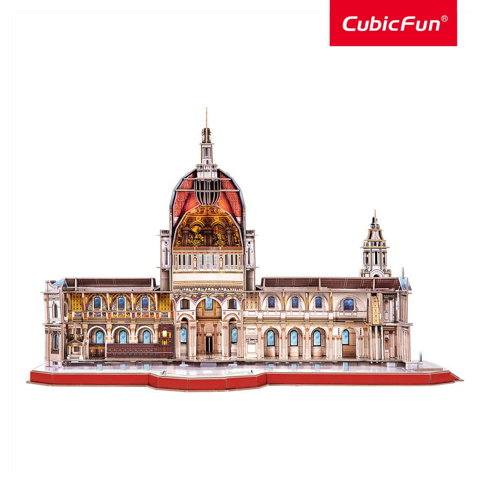 Puzzle 3d Cubic Fun Catedrala Sfantul Paul 643 piese - poza 5