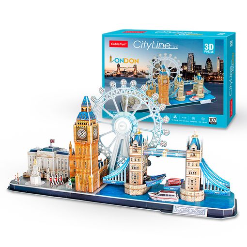 Puzzle 3D Cubic Fun City Line London - poza 1