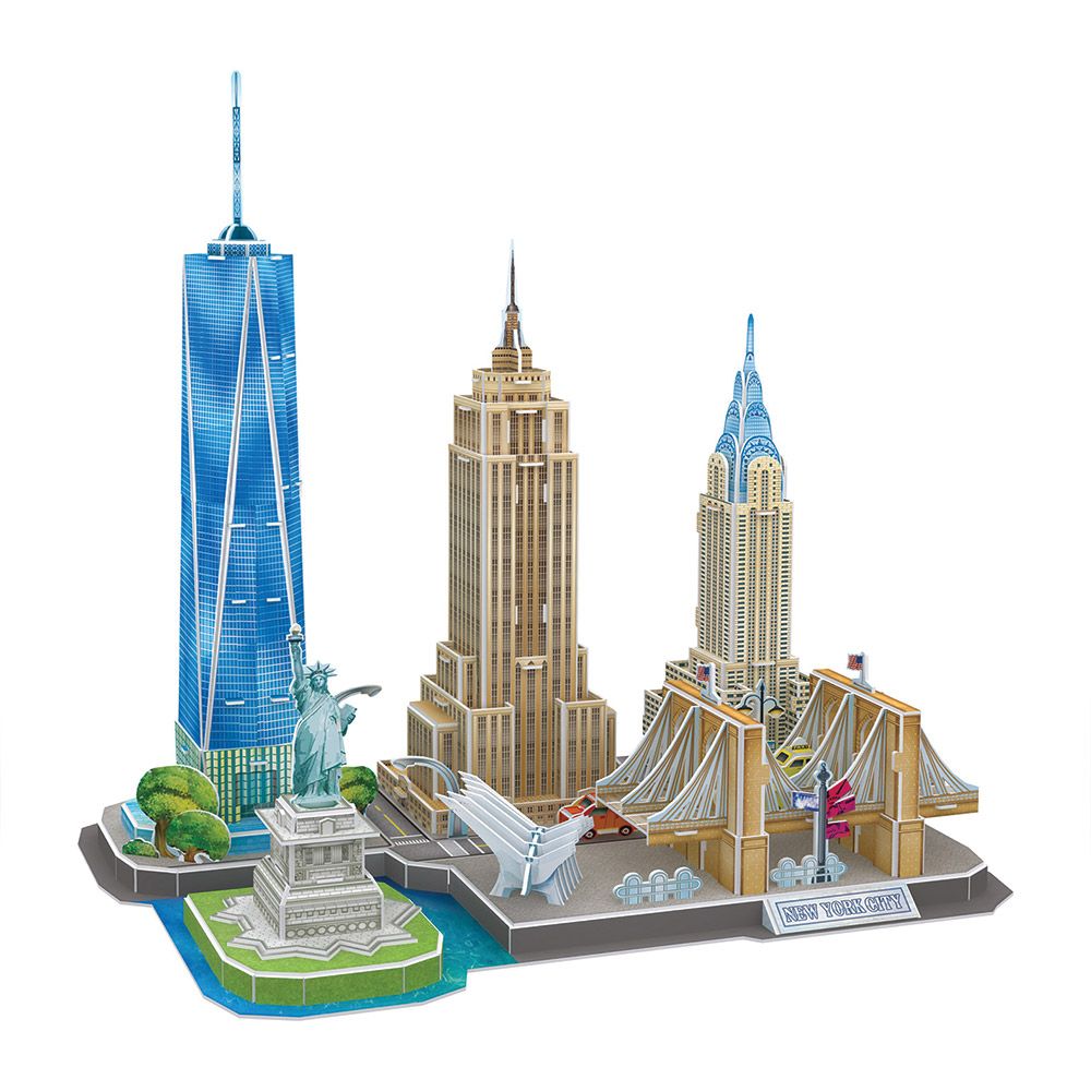 Puzzle 3D Cubic Fun City Line New York City - poza 2