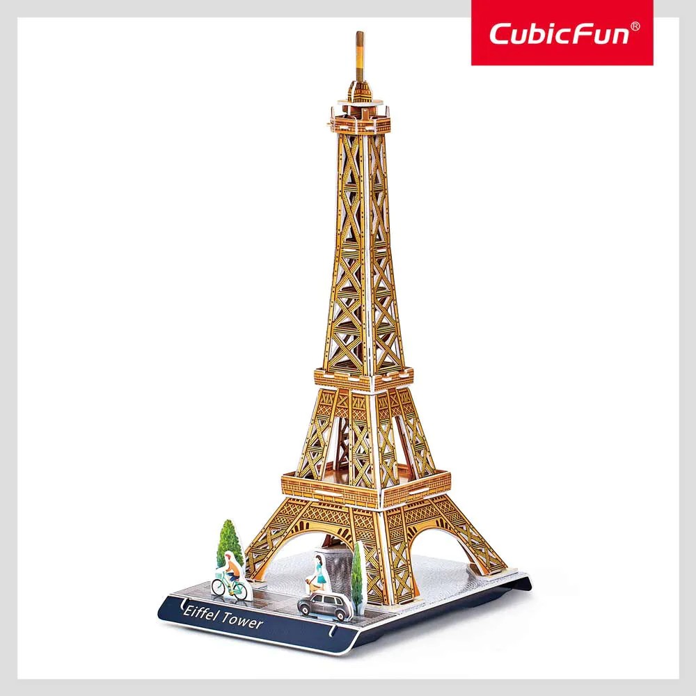 Puzzle 3D Cubic Fun Mix 1 Turnul Eiffel 31 piese - poza 3