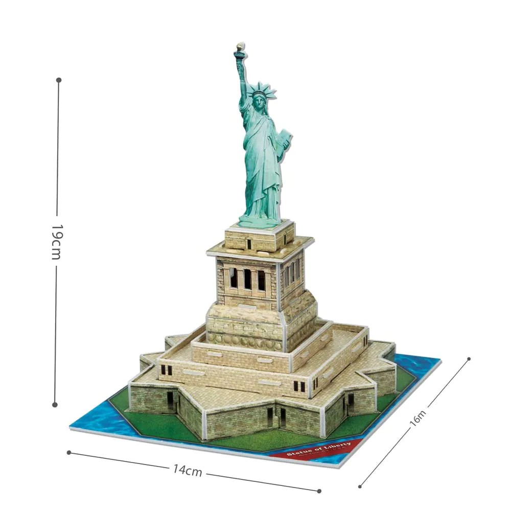 Puzzle 3D Cubic Fun Mix 3 Statuia Libertatii 31 piese - poza 2
