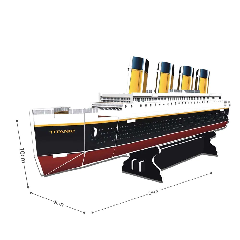 Puzzle 3D Cubic Fun Mix 3 Titanic 30 piese - poza 2