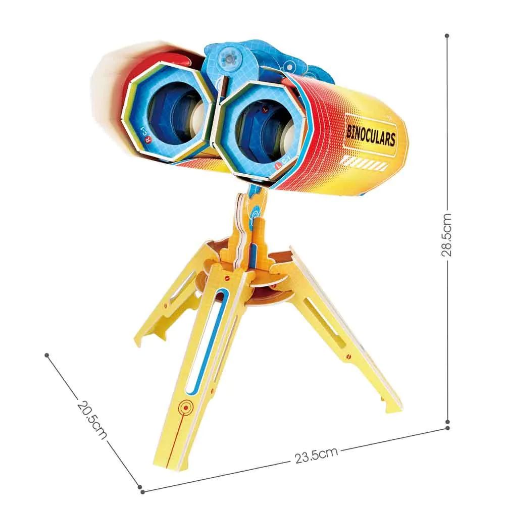 Puzzle 3D Cubic Fun National Geographic Binocular 49 piese - poza 2