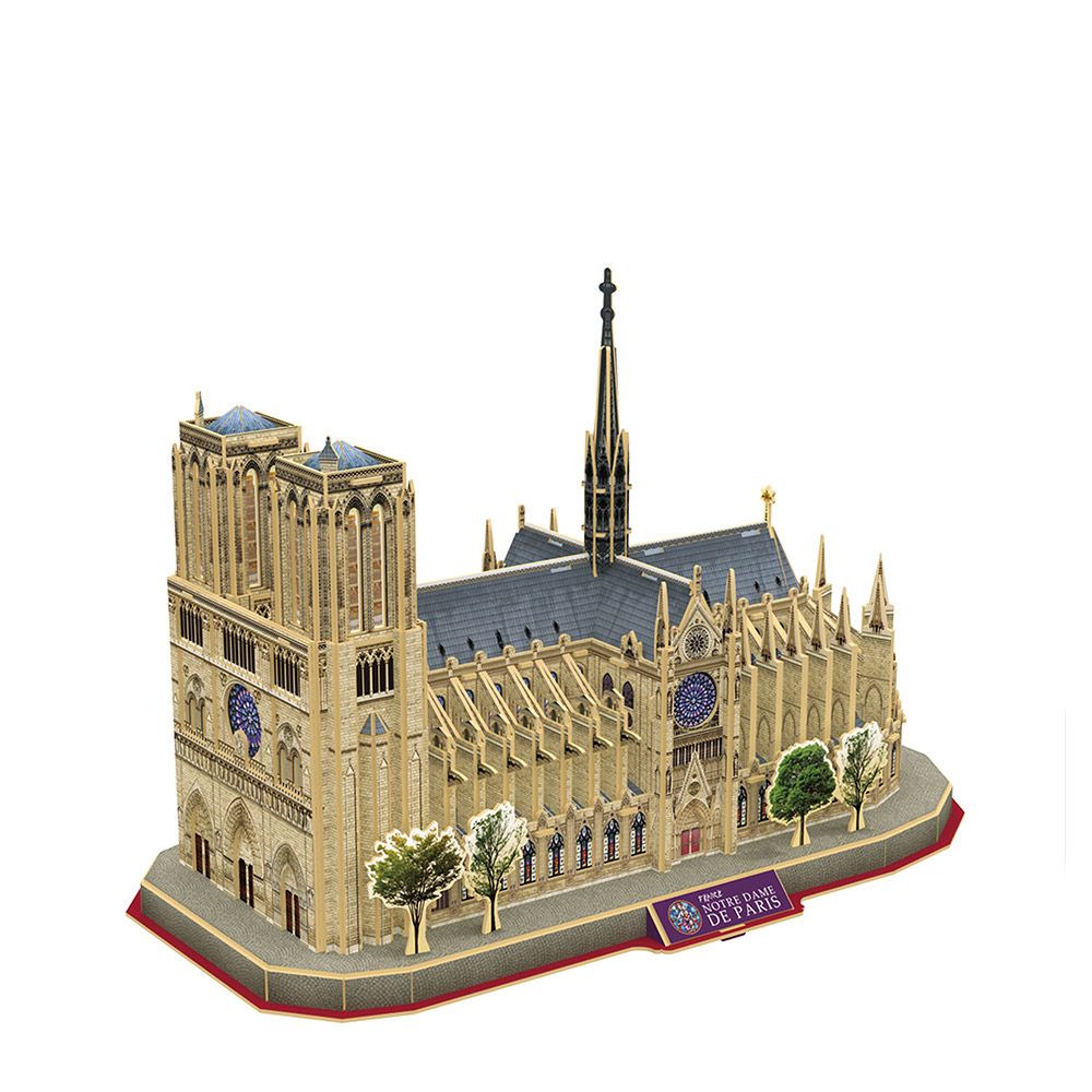 Puzzle 3D Cubic Fun National Geographic Paris Notre Dame - poza 3