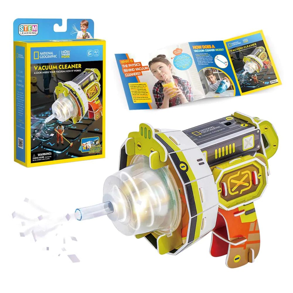 Puzzle 3D Cubic Fun National Geographic Stem Aspirator - poza 1