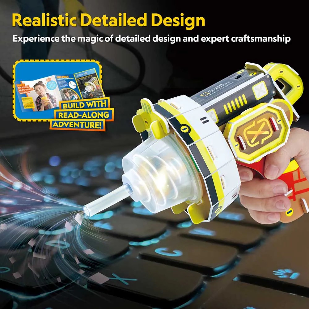 Puzzle 3D Cubic Fun National Geographic Stem Aspirator - poza 3