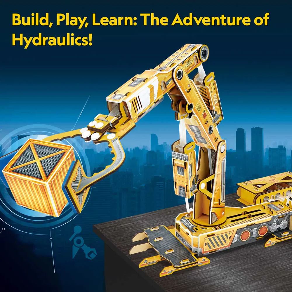 Puzzle 3D Cubic Fun National Geographic Stem Robot - poza 2