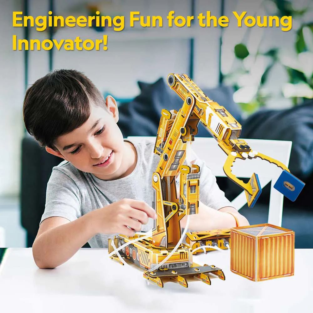 Puzzle 3D Cubic Fun National Geographic Stem Robot - poza 5
