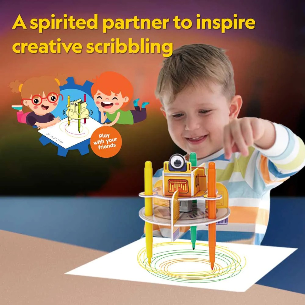 Puzzle 3D Cubic Fun National Geographic Stem Robot de Desen - poza 4