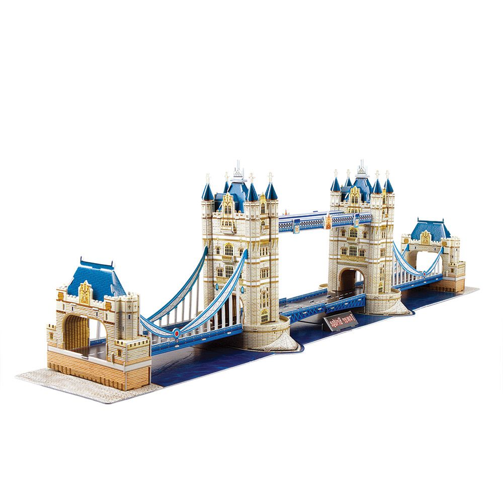Puzzle 3d Cubic Fun National Geographic Tower Bridge 120 piese - poza 3