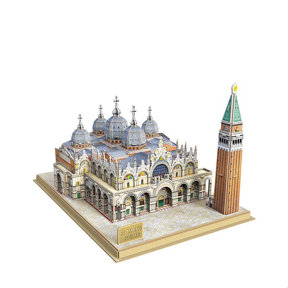 Puzzle 3D Cubic Fun National Geographic Venice St Mark Square - poza 3