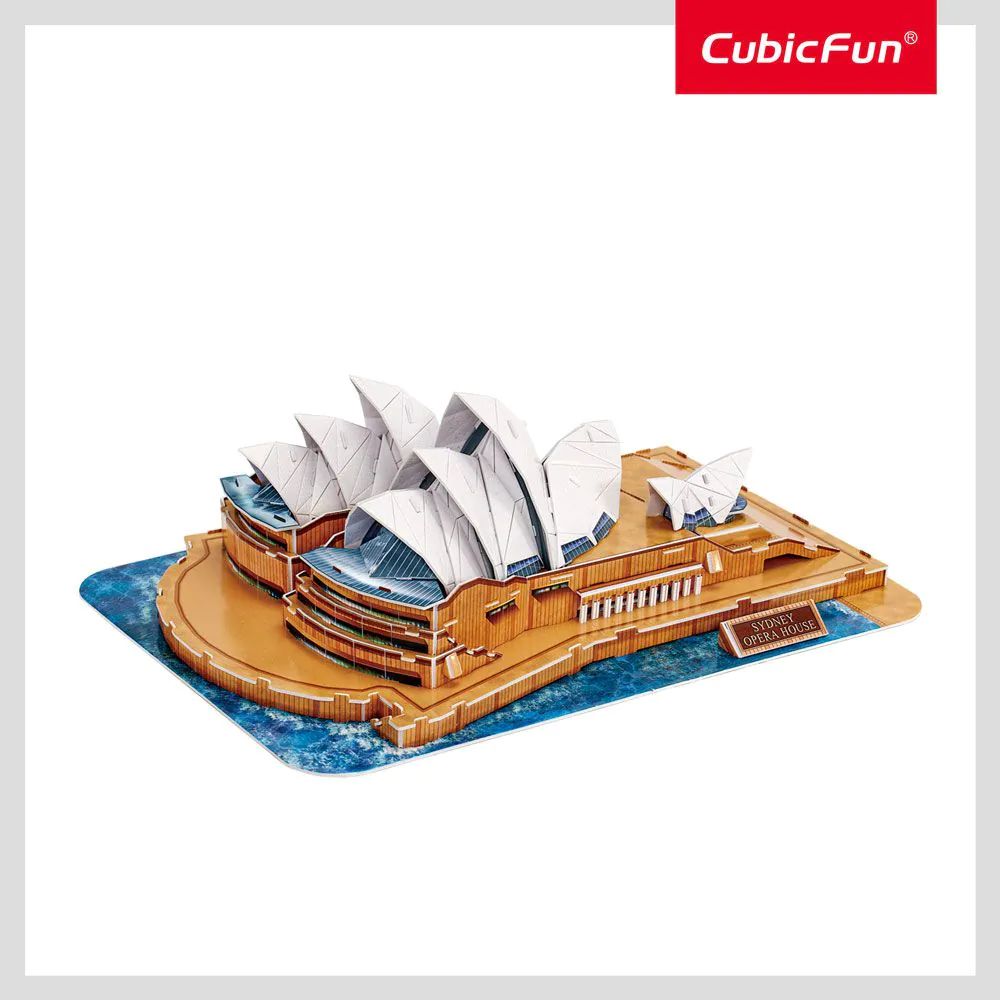 Puzzle 3D Cubic Fun Opera din Sydney Australia 86 piese - poza 2