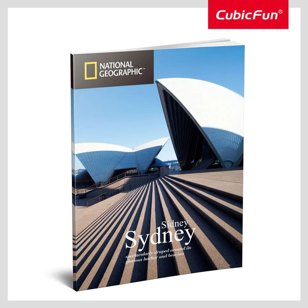Puzzle 3D Cubic Fun Opera din Sydney Australia 86 piese - poza 4
