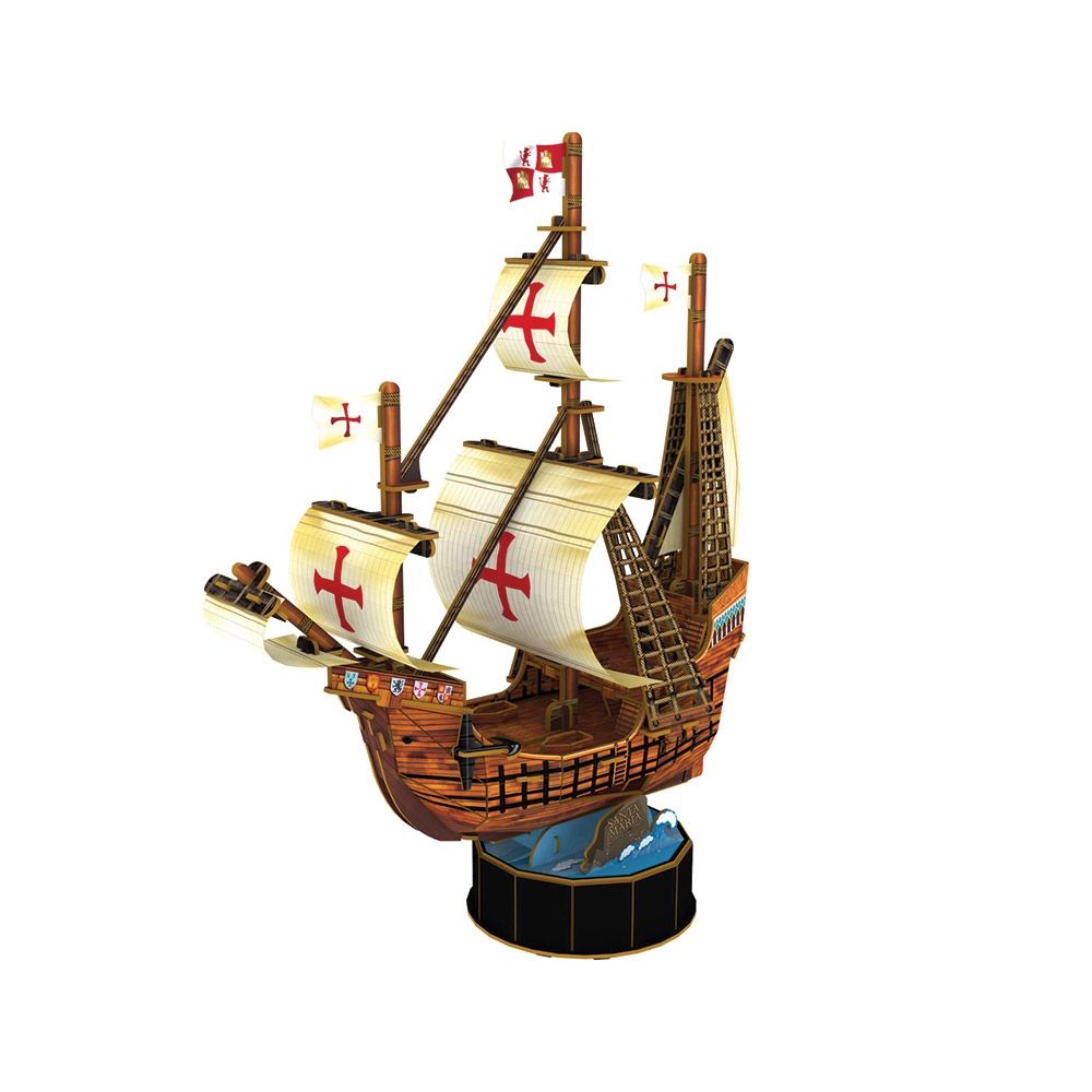 Puzzle 3D Cubic Fun Santa Maria - poza 3